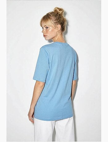 T-shirt da donna in cotone lucci