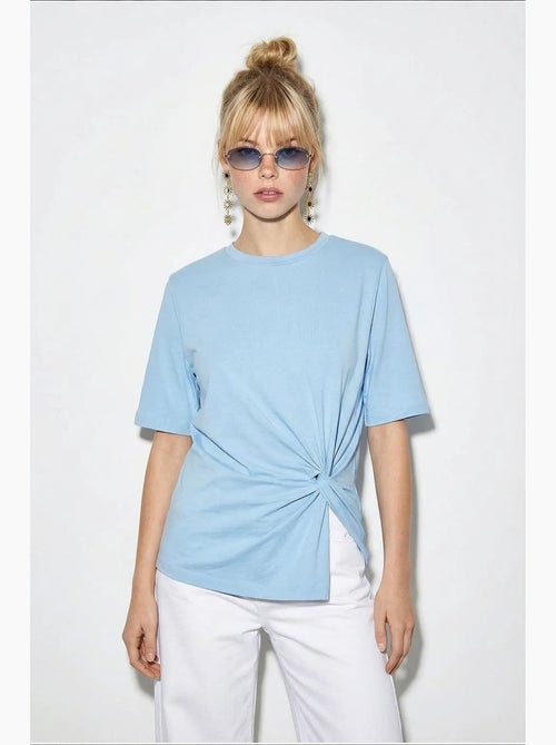 T-shirt da donna in cotone lucci - Kiabi T-shirt da donna in cotone lucci - Kiabi
