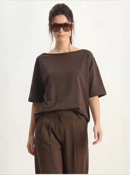 T-shirt da donna in cotone lucci - Kiabi T-shirt da donna in cotone lucci - Kiabi