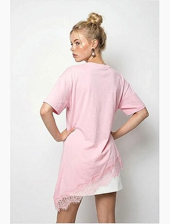T-shirt da donna in poliestere ed elastan lucci
