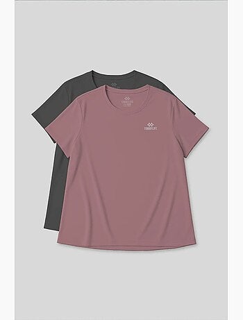 T-shirt da donna in poliestere ed elastan tommy