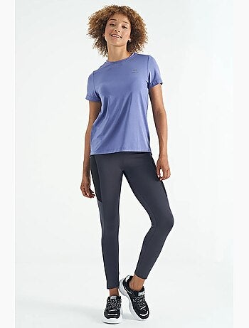 T-shirt da donna rilassata con girocollo e spacchi laterali tommy