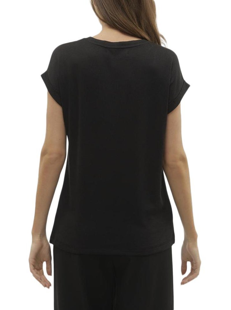 T-shirt da Donna Vero Moda Nero - Kiabi