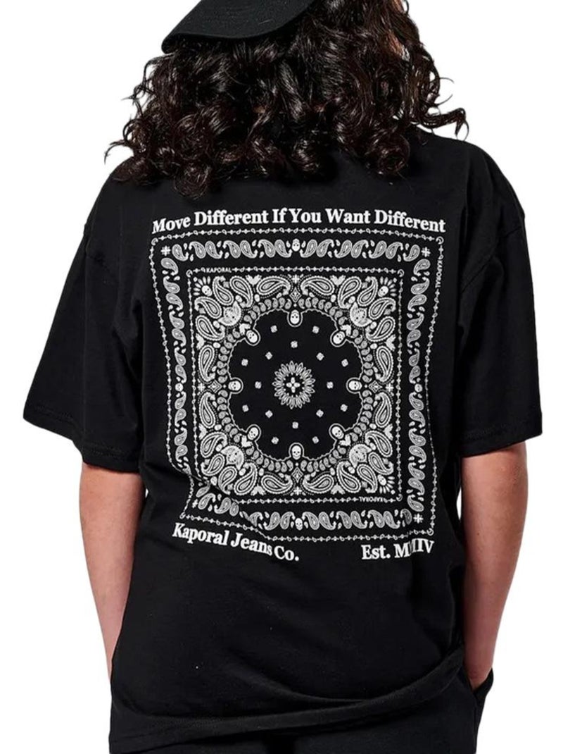 T-Shirt da Ragazzo Kaporal Nero - Kiabi