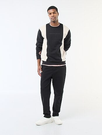 T-shirt da uomo in cotone a girocollo tinta unita