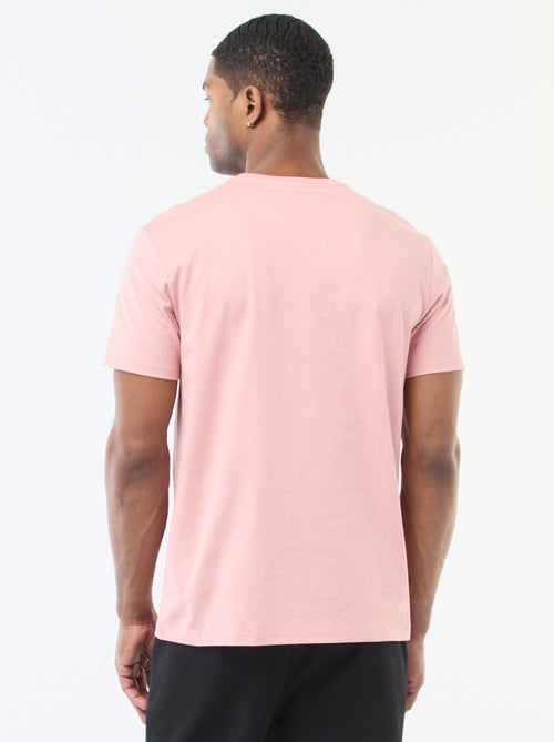 T-shirt da uomo in cotone a girocollo tinta unita - Kiabi T-shirt da uomo in cotone a girocollo tinta unita - Kiabi