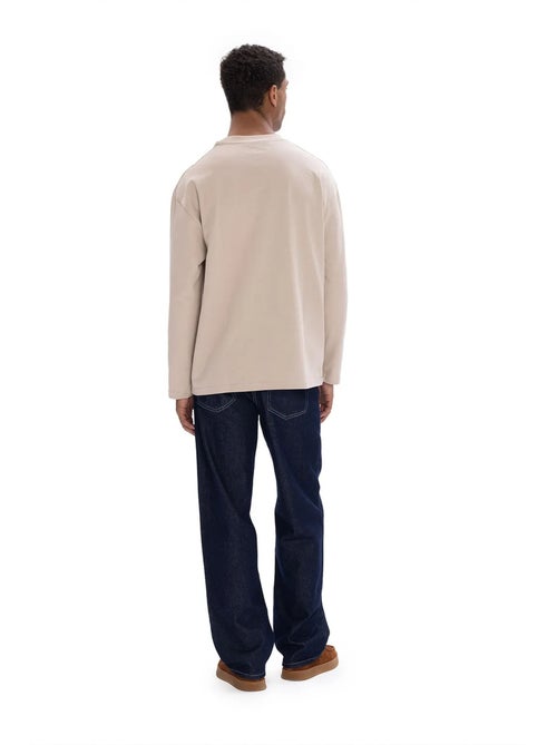 T-shirt da uomo in cotone a maniche lunghe con girocollo giesto - Kiabi T-shirt da uomo in cotone a maniche lunghe con girocollo giesto - Kiabi