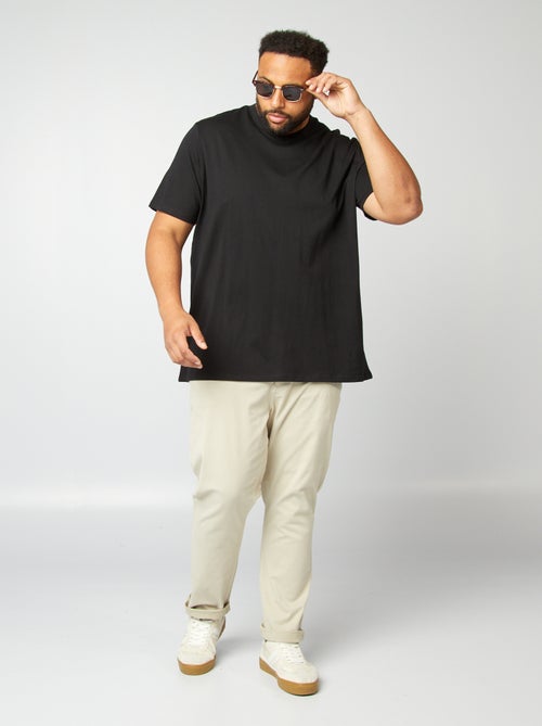 T-shirt da uomo in cotone con scollo a V - Kiabi