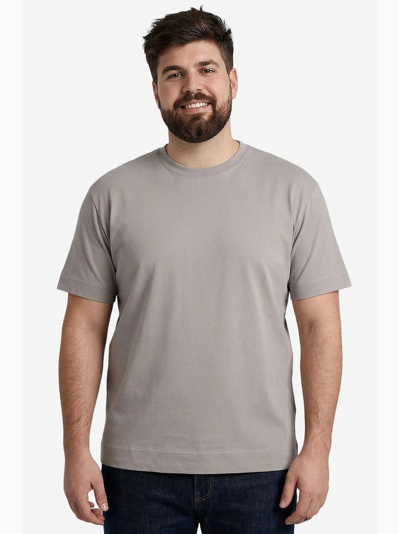 T-shirt da uomo in cotone ed elastan con girocollo tommy Blu marino - Kiabi
