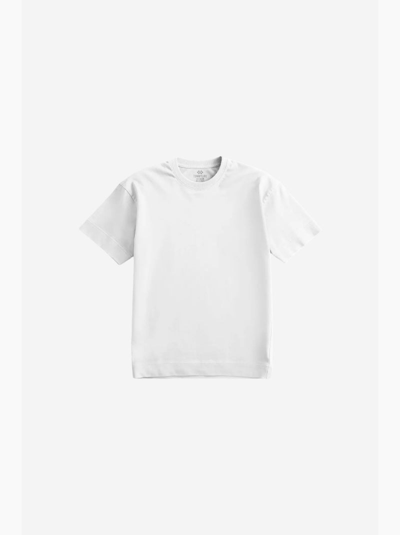 T-shirt da uomo in cotone ed elastan tommy Bianco - Kiabi