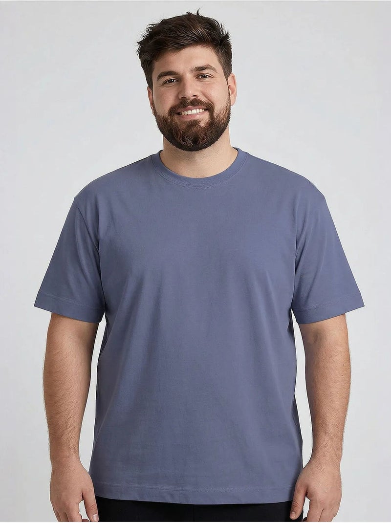 T-shirt da uomo in cotone ed elastan tommy Blu - Kiabi