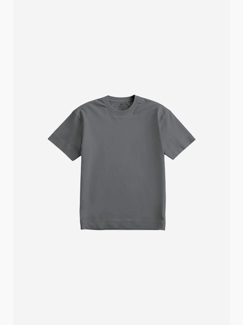 T-shirt da uomo in cotone ed elastan tommy Grigio - Kiabi