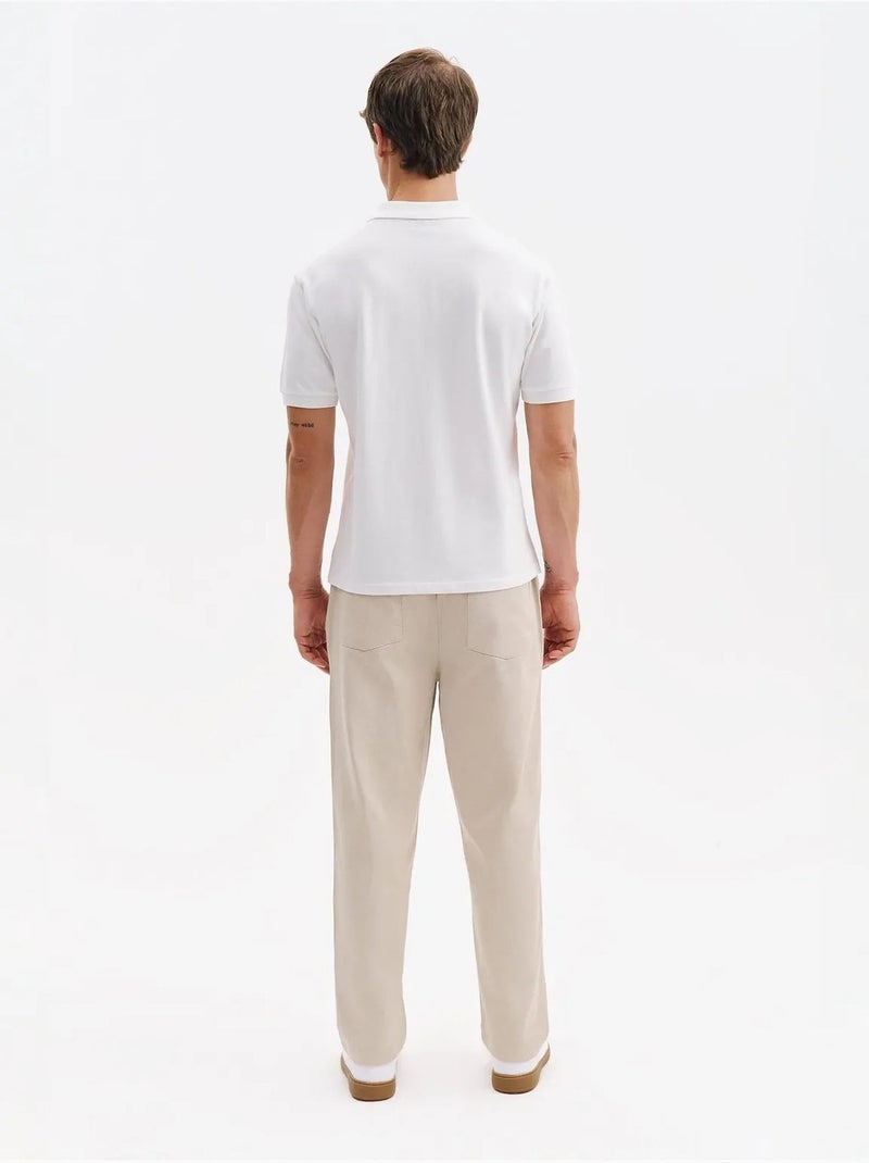 T-shirt da uomo in cotone giesto Bianco - Kiabi