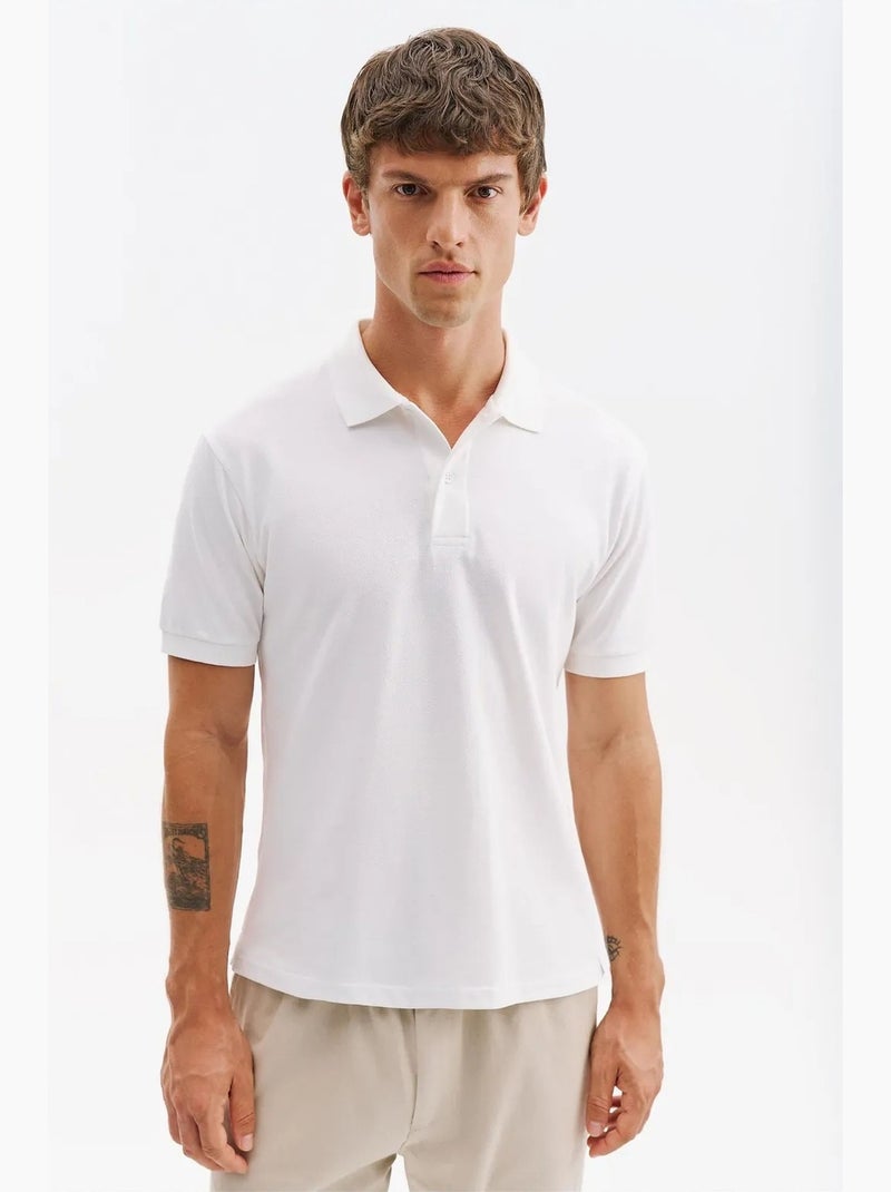 T-shirt da uomo in cotone giesto Bianco - Kiabi