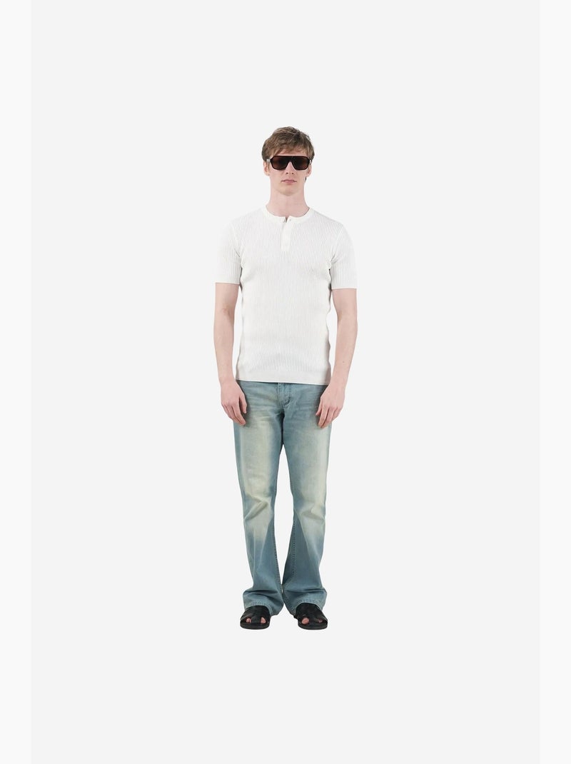 T-shirt da uomo in cotone-poliestere giesto Bianco - Kiabi