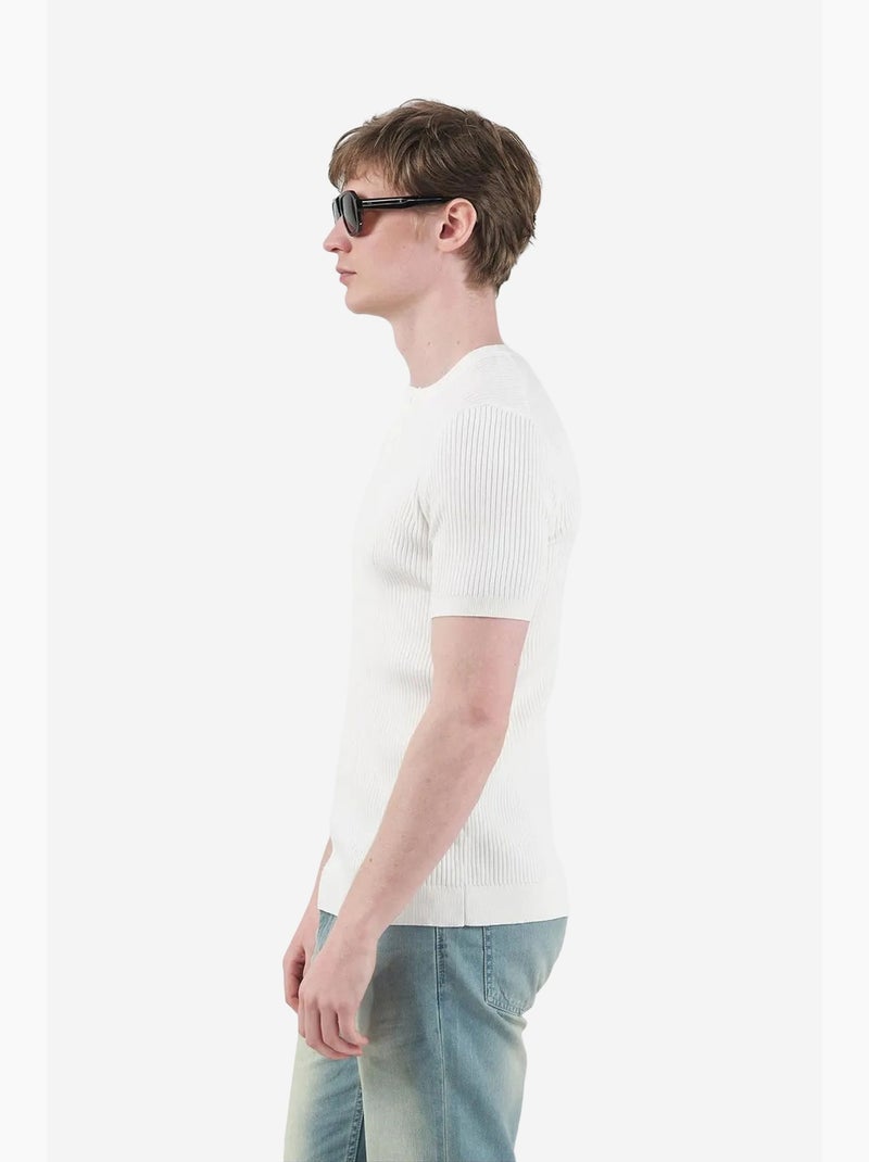 T-shirt da uomo in cotone-poliestere giesto Bianco - Kiabi