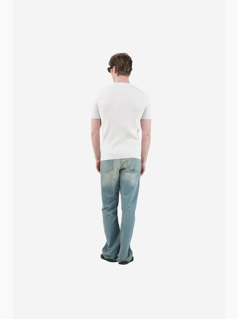 T-shirt da uomo in cotone-poliestere giesto Bianco - Kiabi