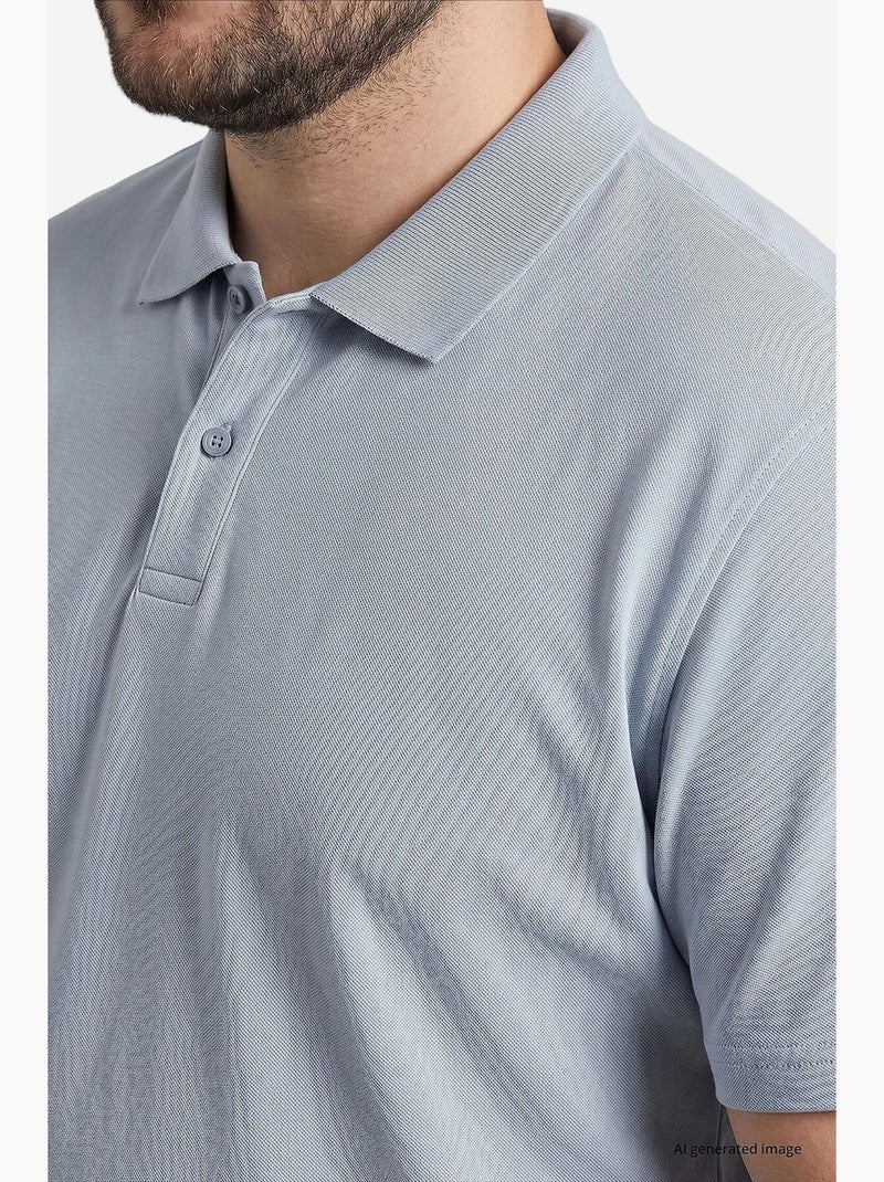 T-shirt da uomo in misto cotone tommy Blu cielo - Kiabi