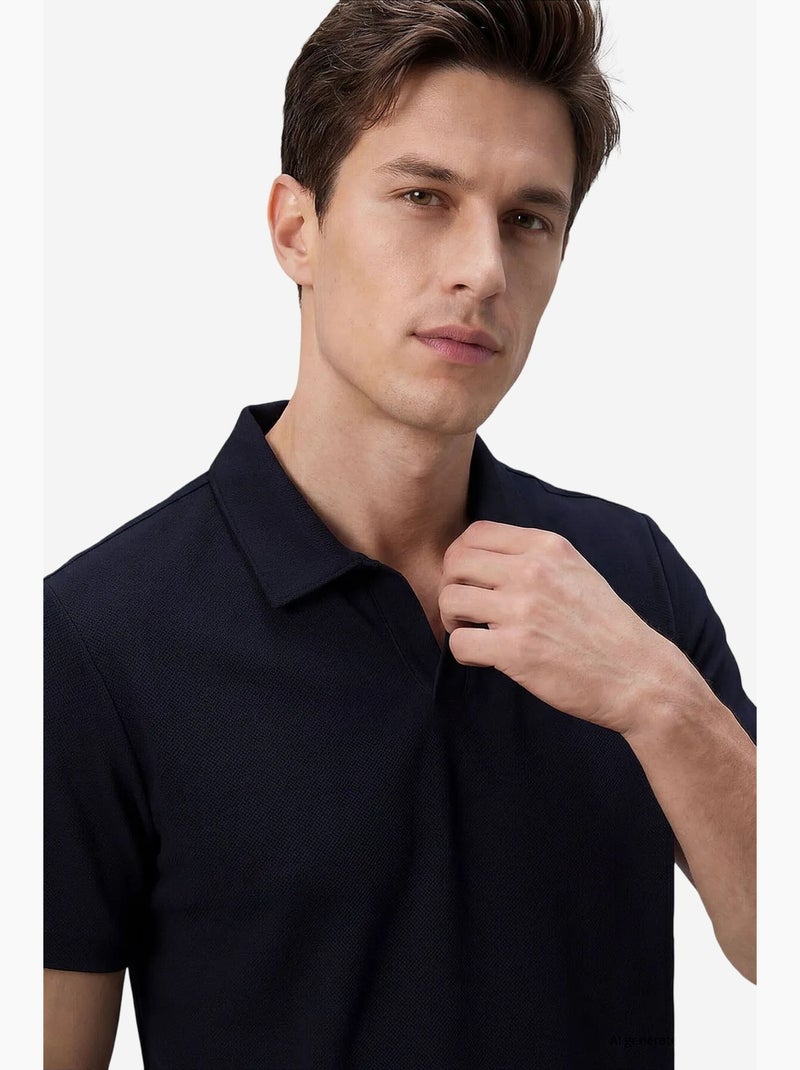 T-shirt da uomo in misto viscosa tommy Blu marino - Kiabi