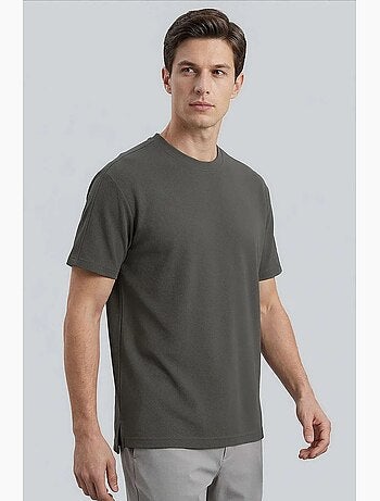 T-shirt da uomo in misto viscosa tommy