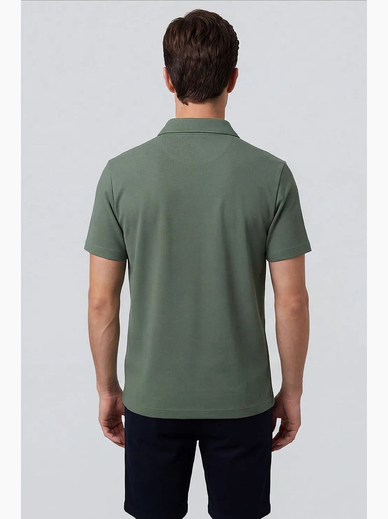 T-shirt da uomo in misto viscosa tommy Verde kaki - Kiabi