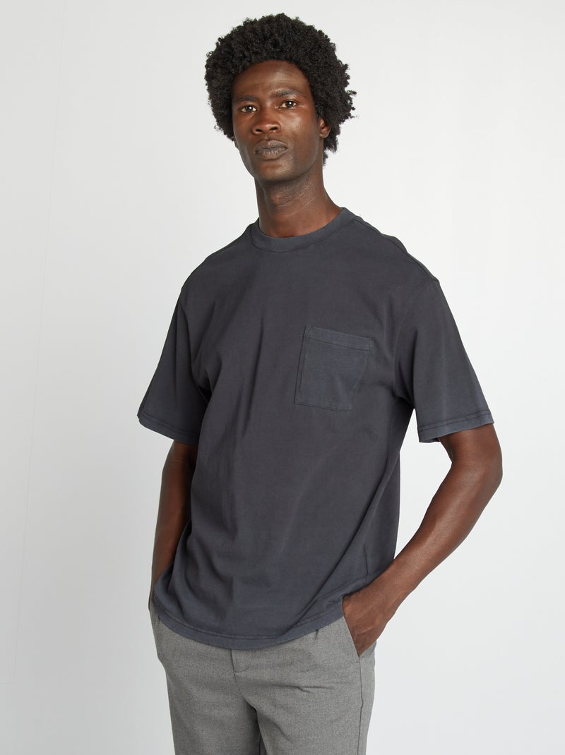 T-shirt dal taglio largo NERO - Kiabi