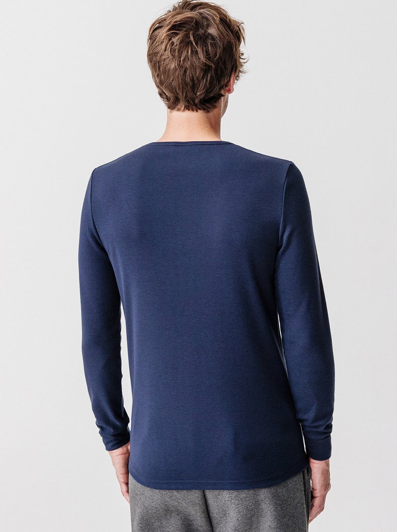 T-shirt 'Damart' termolattile livello 3 BLU - Kiabi