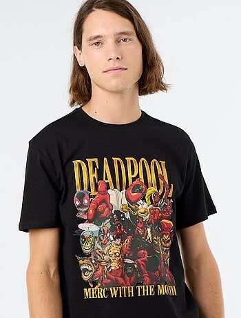 T-shirt 'Deadpool' 'Marvel' a maniche corte