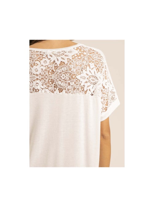 T-shirt dentelle FERASSIA - Kiabi