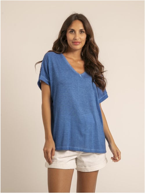 T-shirt dentelle FERASSIA - Kiabi