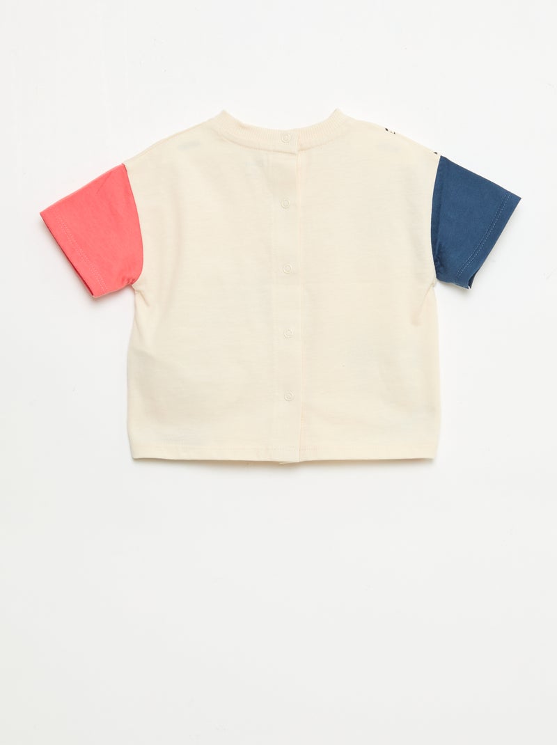T-shirt 'Disney' a maniche corte Beige - Kiabi