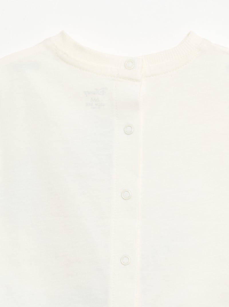 T-shirt 'Disney' a maniche corte Bianco Ecru - Kiabi