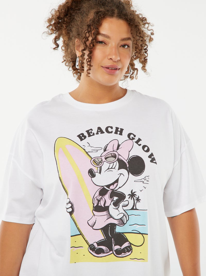 T-shirt 'Disney' a maniche corte e scollo tondo BIANCO - Kiabi