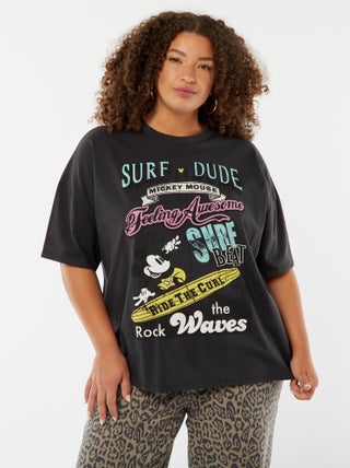 T-shirt 'Disney' a maniche corte e scollo tondo