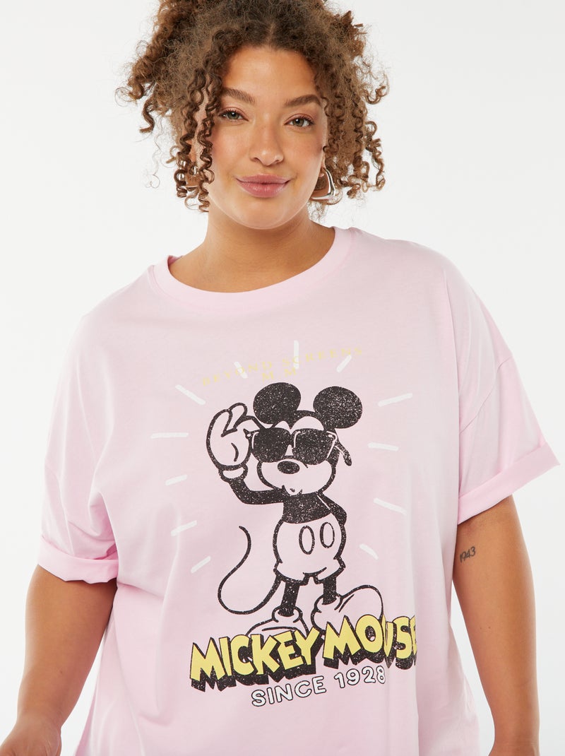 T-shirt 'Disney' a maniche corte e scollo tondo ROSA - Kiabi