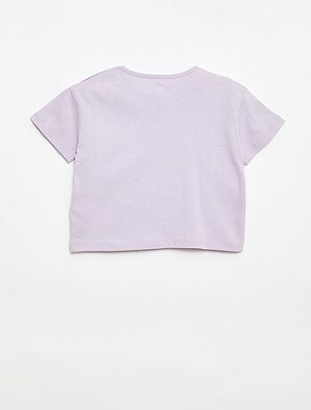 T-shirt 'Disney' a maniche corte e tasca a balze