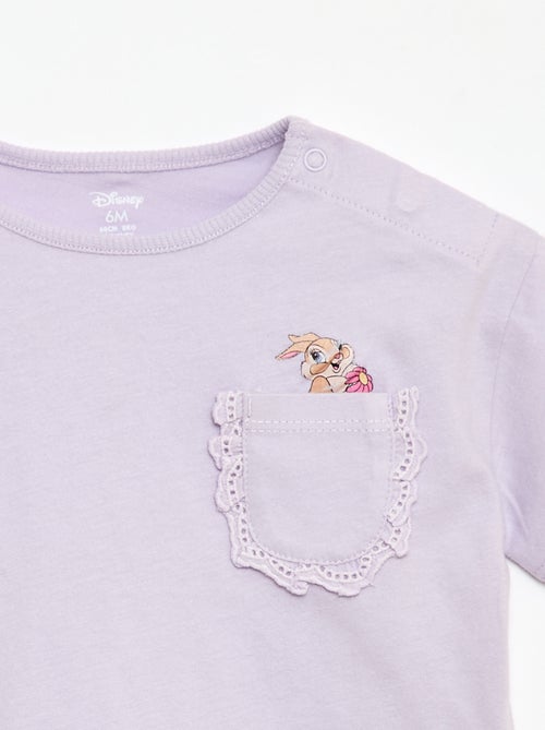 T-shirt 'Disney' a maniche corte e tasca a balze - Kiabi