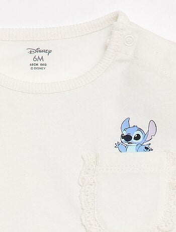 T-shirt 'Disney' a maniche corte e taschino con volant