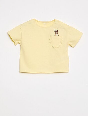 T-shirt 'Disney' a maniche corte e taschino con volant