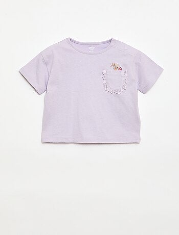 T-shirt 'Disney' a maniche corte e taschino con volant