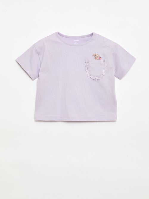 T-shirt 'Disney' a maniche corte e taschino con volant - Kiabi