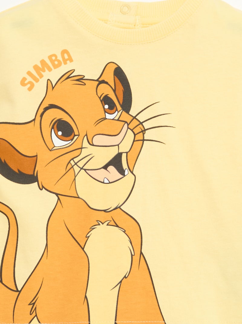 T-shirt 'Disney' a maniche corte Giallo - Kiabi