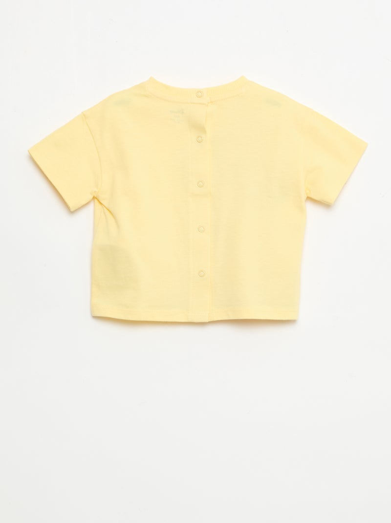 T-shirt 'Disney' a maniche corte Giallo - Kiabi