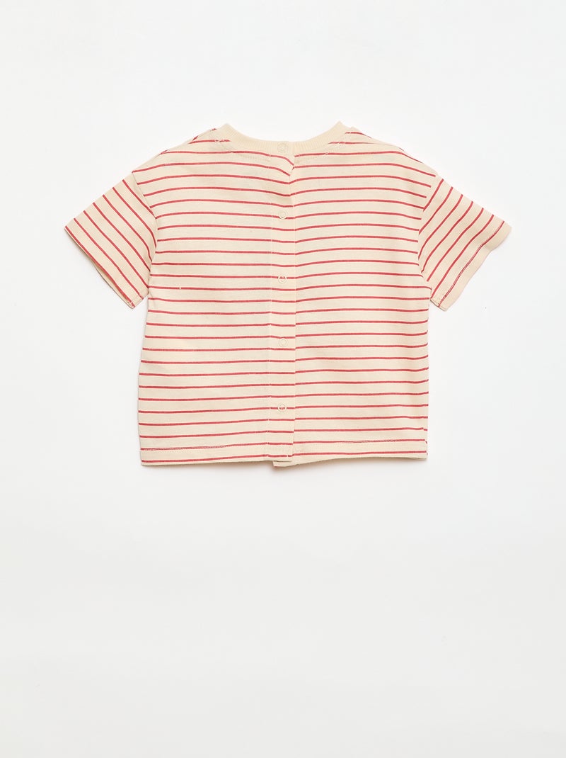 T-shirt 'Disney' a maniche corte Rosso - Kiabi