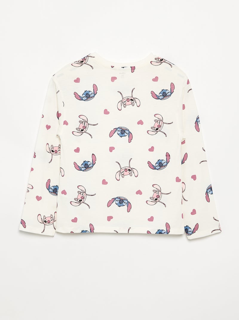 T-shirt 'Disney' a maniche lunghe Bianco - Kiabi