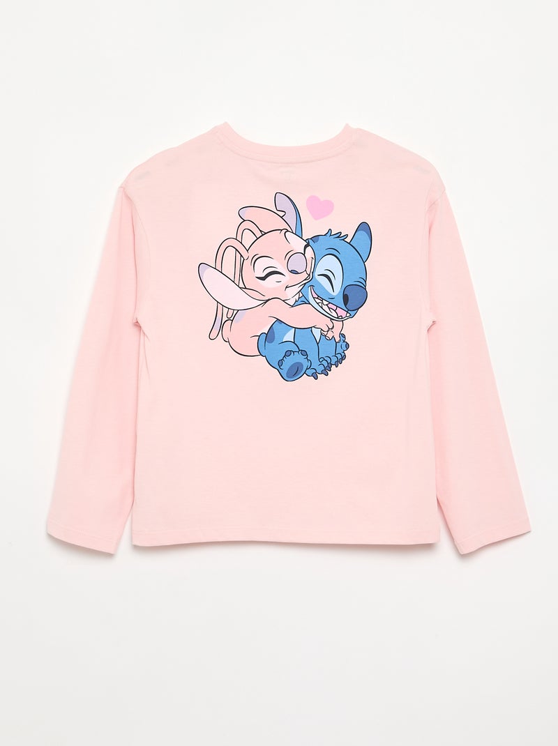 T-shirt \'Disney\' a maniche lunghe Rosa - Kiabi