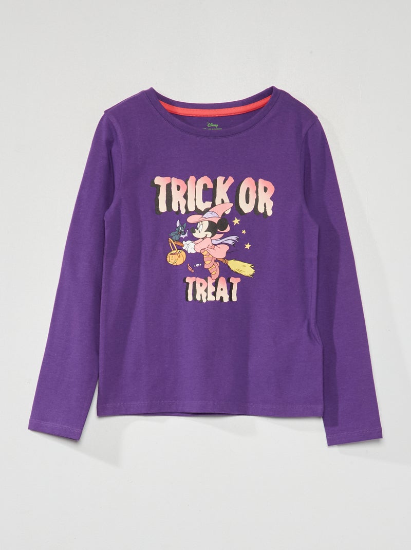 T-shirt 'Disney' con scollo tondo - Halloween Viola - Kiabi