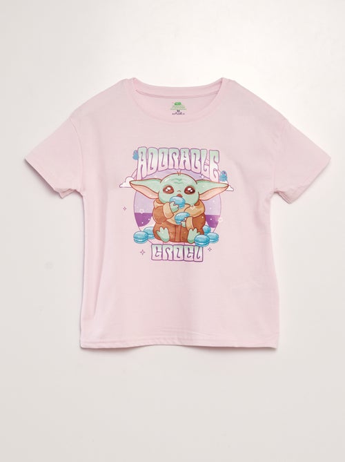 T-shirt 'Disney' 'Grogu' con scollo tondo - Kiabi