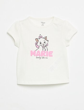 T-shirt \'Disney\' \'Marie\' a maniche corte