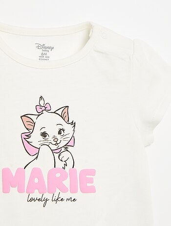 T-shirt \'Disney\' \'Marie\' a maniche corte